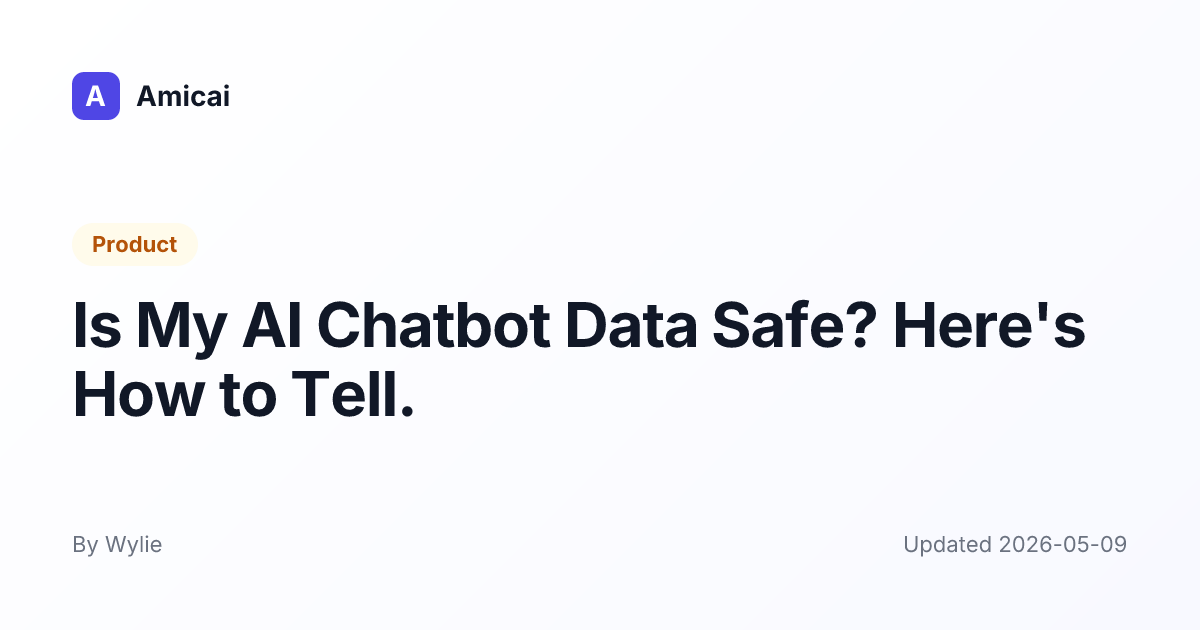 Illustrated preview for Is My AI Chatbot Data Safe? Here's How to Tell.