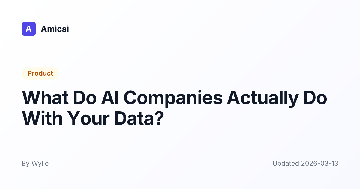 Illustrated preview for What Do AI Companies Actually Do With Your Data?