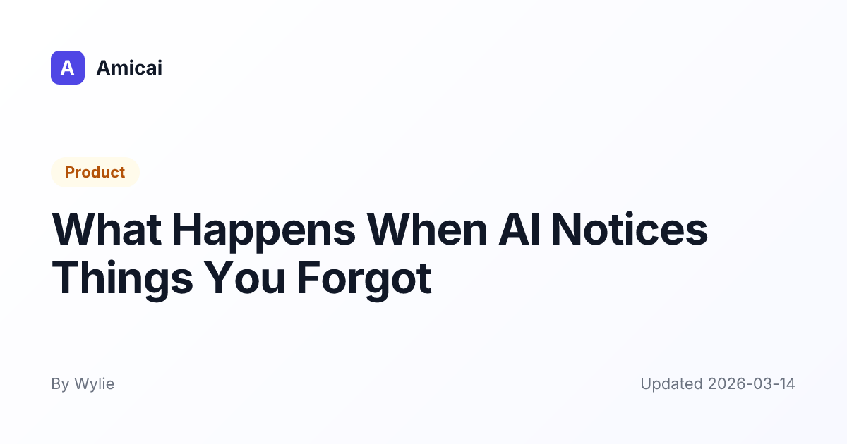 Illustrated preview for What Happens When AI Notices Things You Forgot